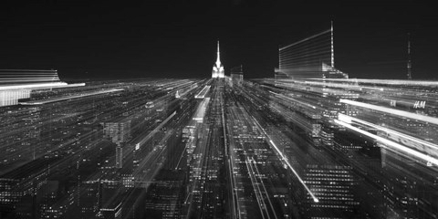 Framed Gotham City Print