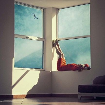 Framed Room With a View Print