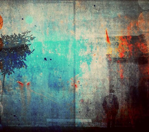 Framed Shadows Print