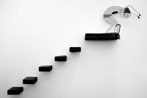 Framed In the Swimming Pool Print