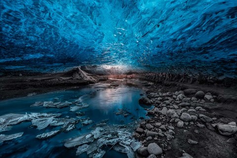 Framed Ice Cave Print