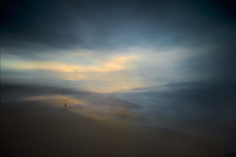 Framed Walk Along the Edge of Nowhere Print