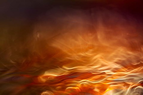 Framed Burning Water Print
