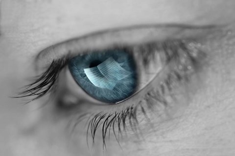 Framed Music In Her Eyes Print