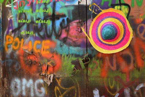 Framed Street Colors Print