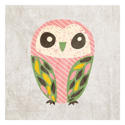 Framed Owl Love 1 Print