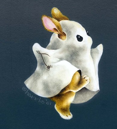 Framed Boo Bunny&#39;s Big Night Print