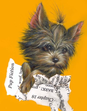 Framed Pup Fiction - 27A Print