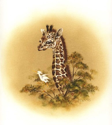 Framed Giraffe Print