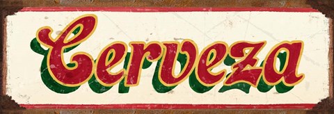 Framed Cervesa Cream Print