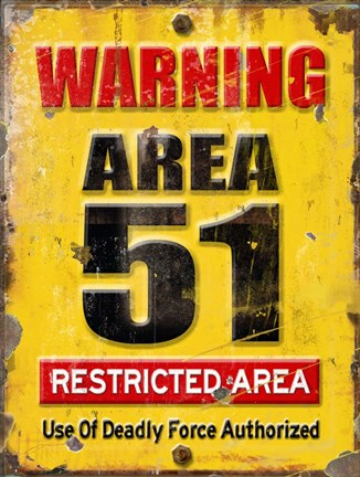 Framed Area 51 Print