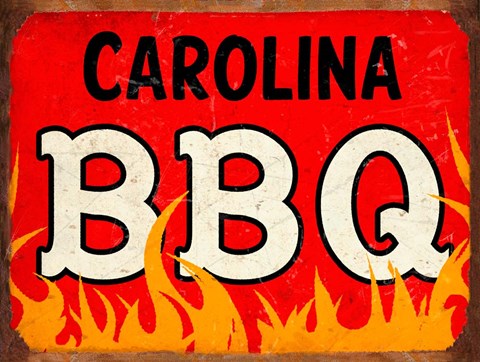 Framed BBQ Carolina Print