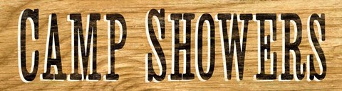 Framed Camp Showers Print