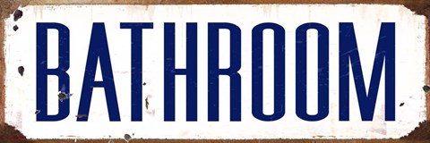 Framed Bathroom Print