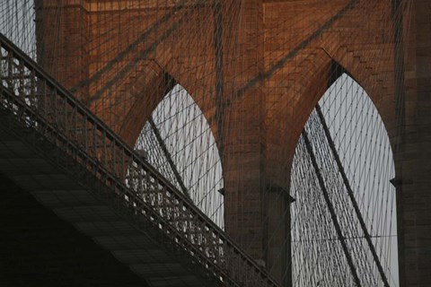 Framed Brooklyn Bridge 1 Print