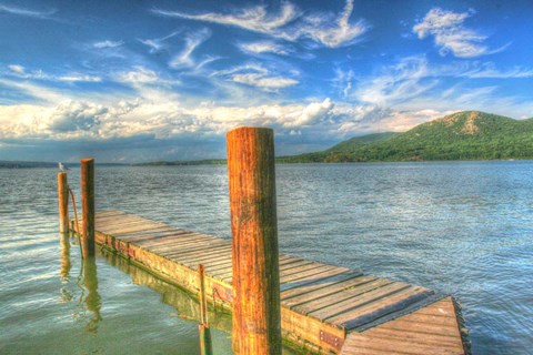 Framed Cornwall Dock Print
