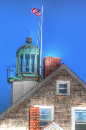 Framed Lightkeepers Home Vertical Print