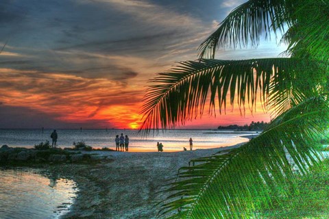 Framed Smathers Sunset Print