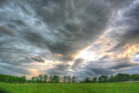 Framed Back 20 Sunset 1 Print