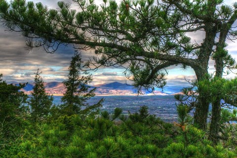 Framed Catskills From Minnewaska Print