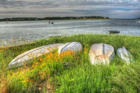 Framed CC Boats And Bulkhead Print