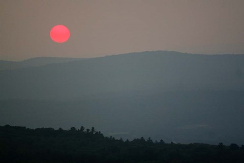 Framed Heatwave Sunset Print