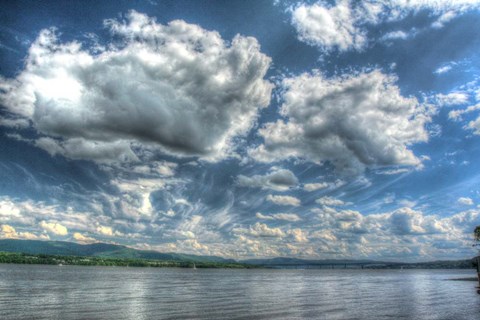 Framed Hudson At Balmville 1 Print