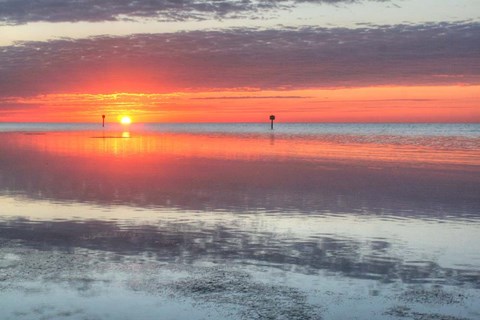 Framed Key West Sunrise III Print
