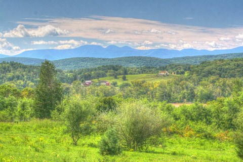 Framed Northern Catskills from Stockport Print