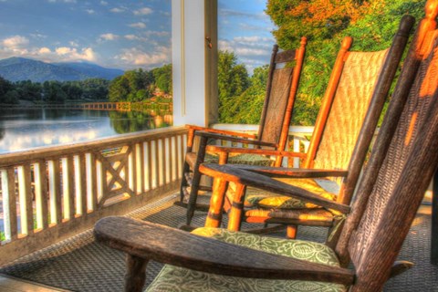 Framed Three Rockers Print