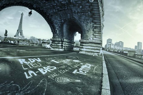 Framed Paris Tennis Print