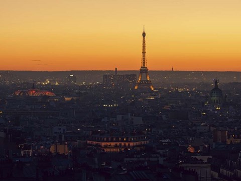 Framed D Paris Print