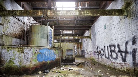 Framed Roubaix Urbex Print