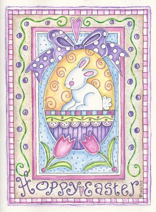Framed Hoppy Easter Print