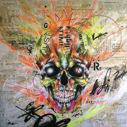 Framed Globalized Folklore Print