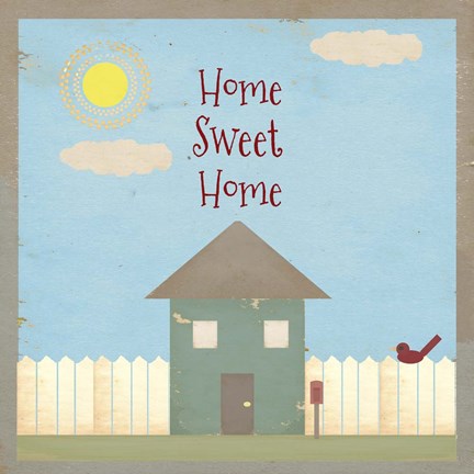 Framed Home Sweet Home Print