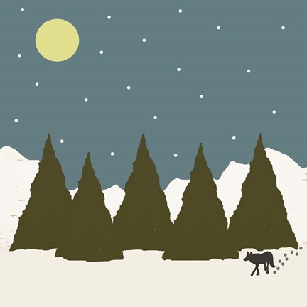 Framed First Snowfall Print