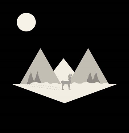 Framed Snowday Print