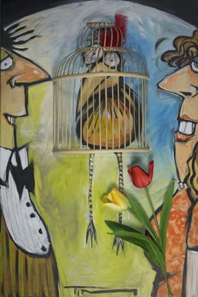 Framed Douglas Doris Bird Print