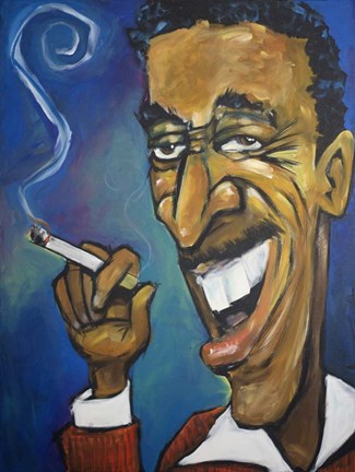 Framed Sammy Davis Jr. Print