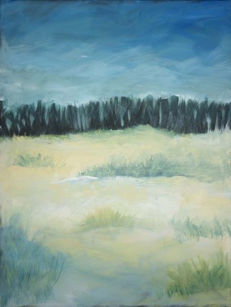 Framed Europe Bay Beach Print