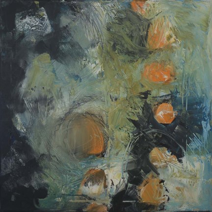 Framed Rain On Windshield Print