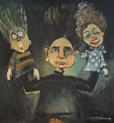 Framed Puppeteer 2 Print