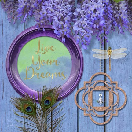 Framed Summer Cottage Print