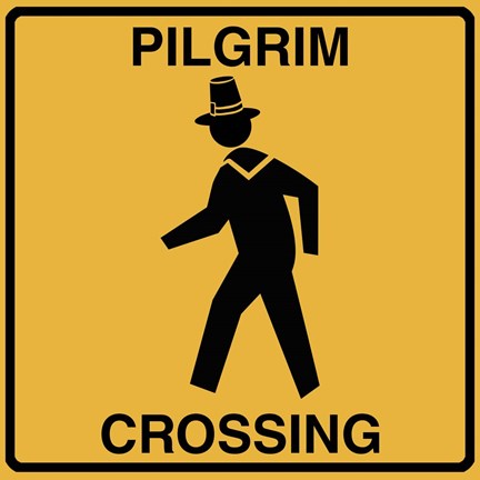 Framed Pilgrim Crossing Print