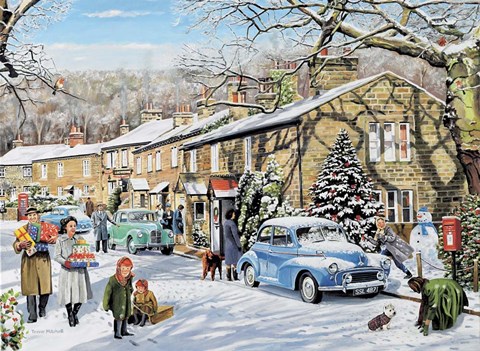 Framed Home For Christmas Print