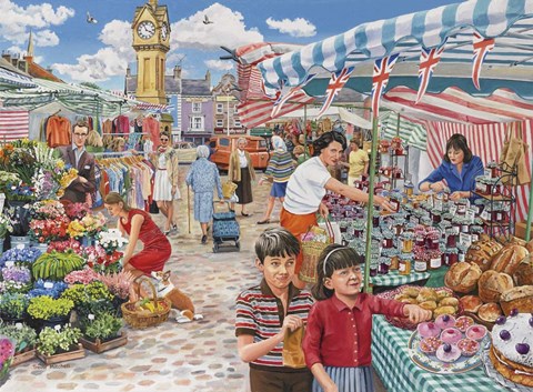 Framed Something Nice For Tea Print