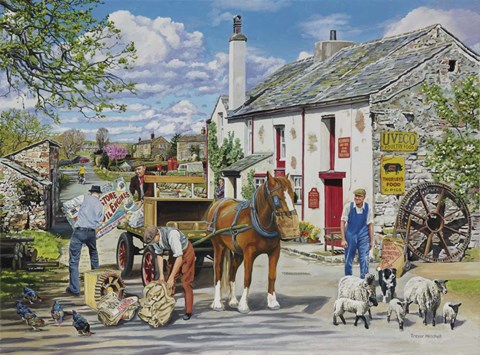 Framed Old Mill Print