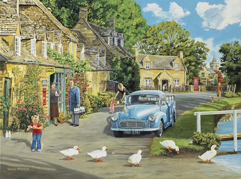 Framed By The Brook Print