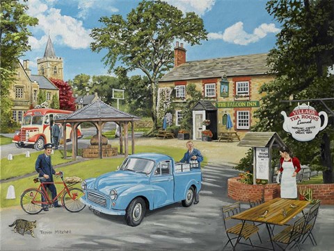 Framed Village Tea Rooms Print